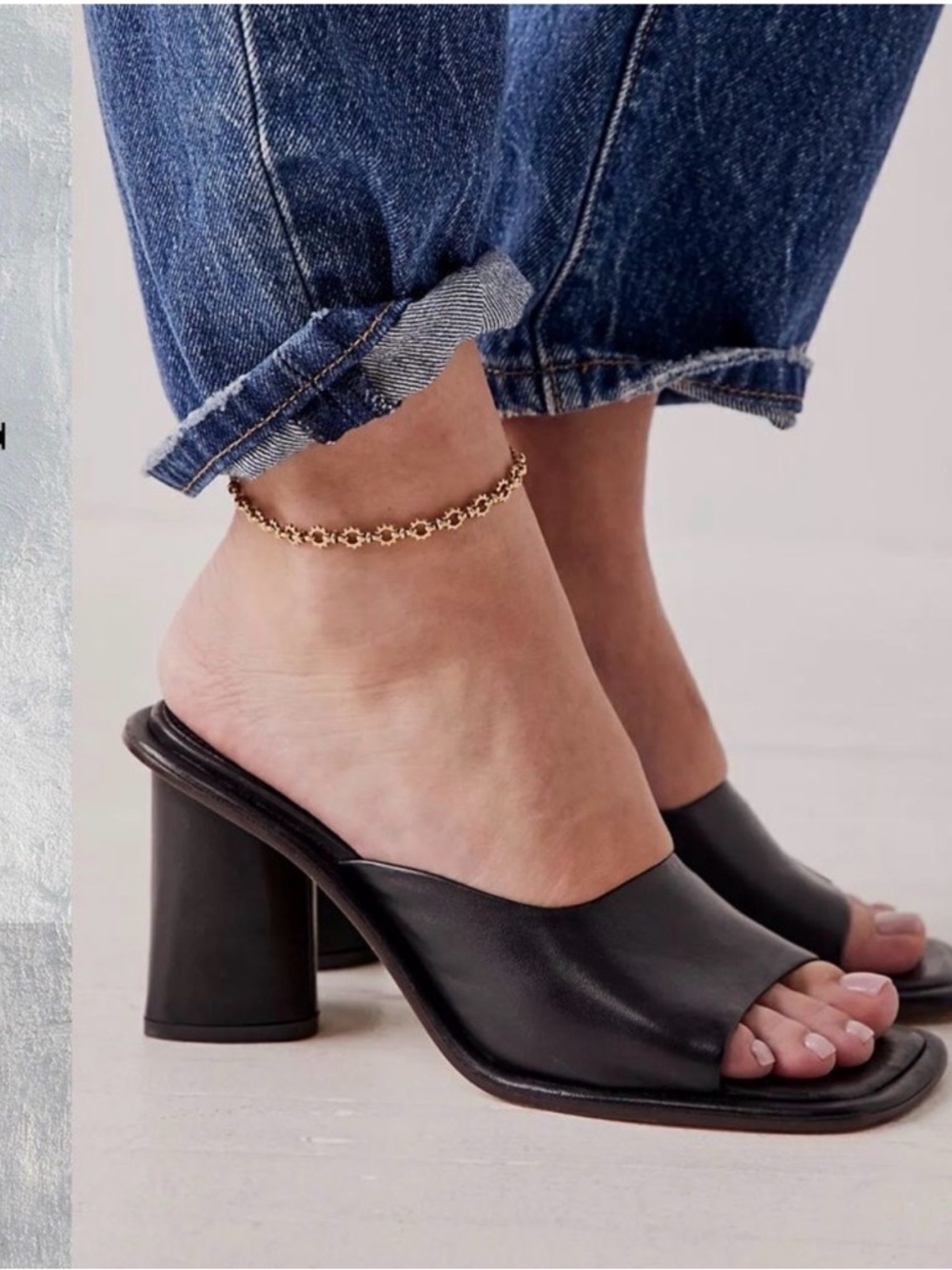 Free People Mandi Mule Heel 36.5 NEW!